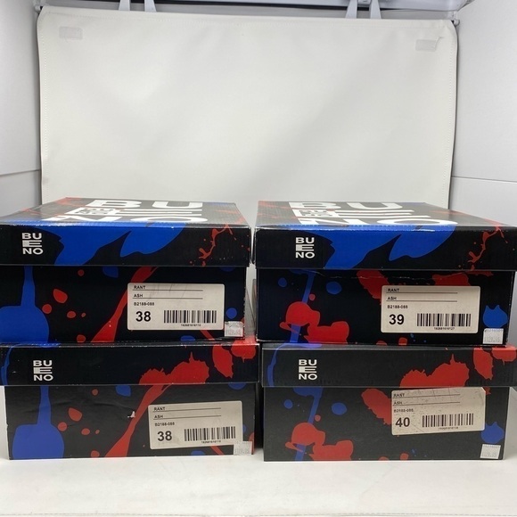 Bueno Rant Leather distressed sneakers in Ash - Picture 6 of 6